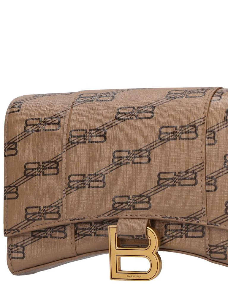 商品Balenciaga|Hourglass Coated Canvas Chain Wallet,价格¥7850,第4张图片详细描述