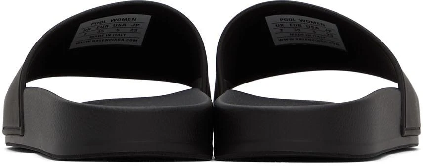 商品Balenciaga|Black Cities 'Paris' Slide Sandals,价格¥1356,第2张图片详细描述