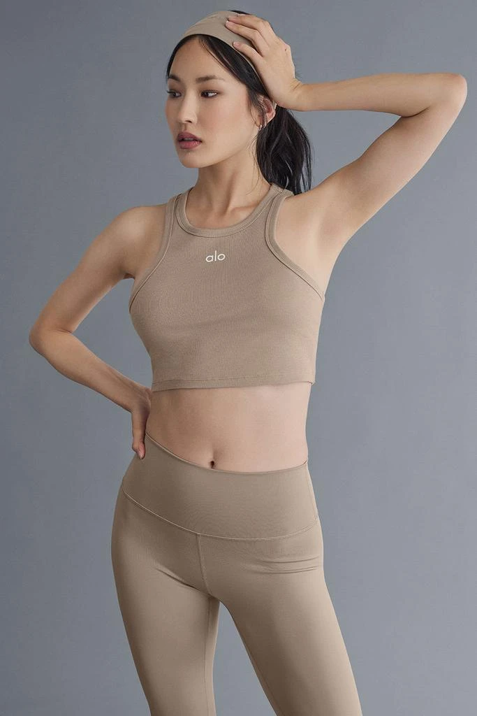 商品Alo|7/8 High-Waist Airlift Legging - Gravel,价格¥983,第2张图片详细描述