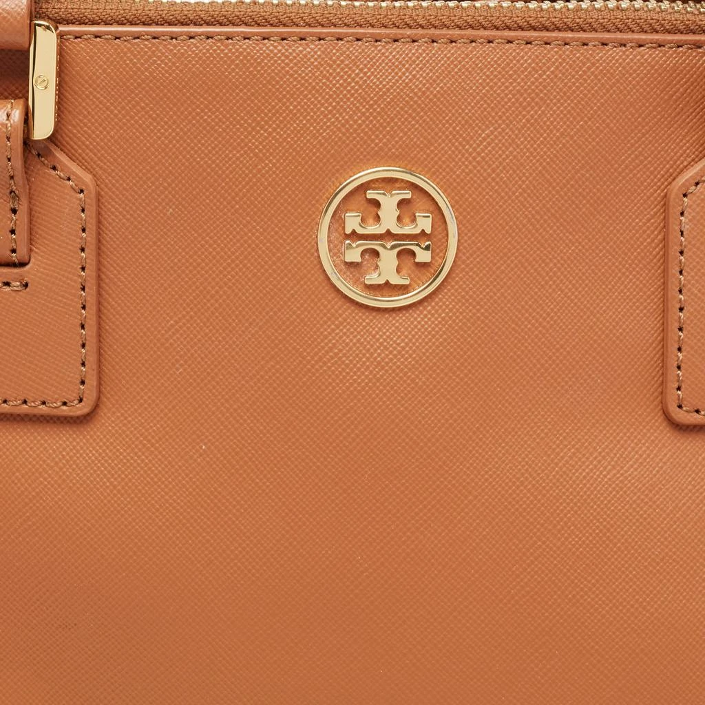 Tory Burch Brown Leather Large Double Zip Robinson Tote 商品