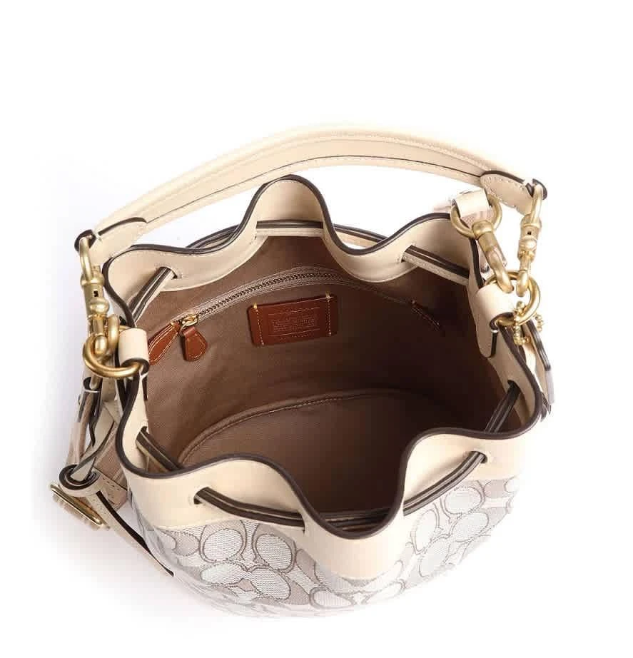商品Coach|Coach Ladies Signature Jacquard Field Bucket Bag,价格¥1842,第3张图片详细描述