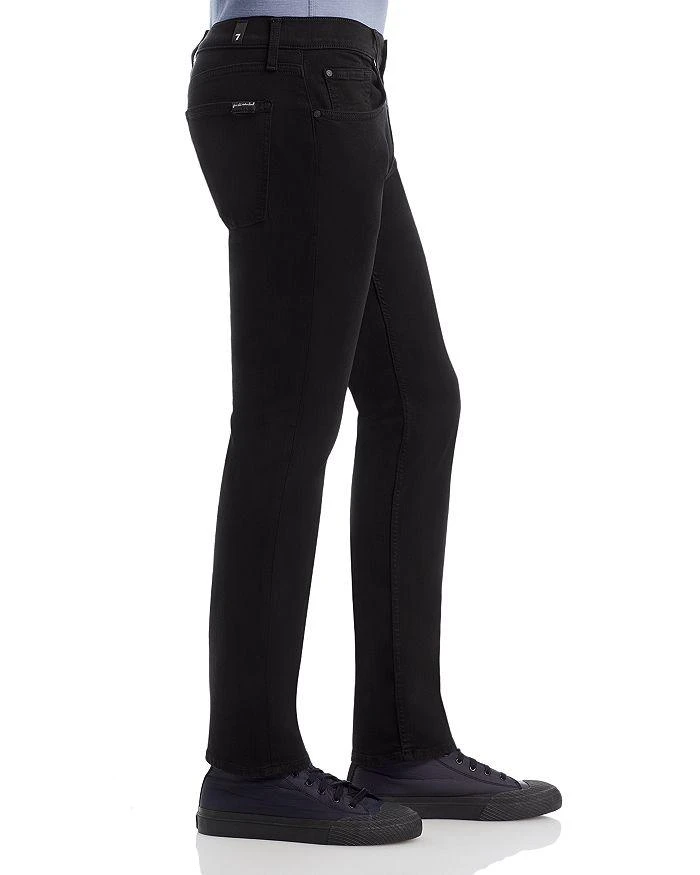 商品7 For All Mankind|Luxe Performance Slimmy Slim Fit Jeans in Black,价格¥1473,第3张图片详细描述