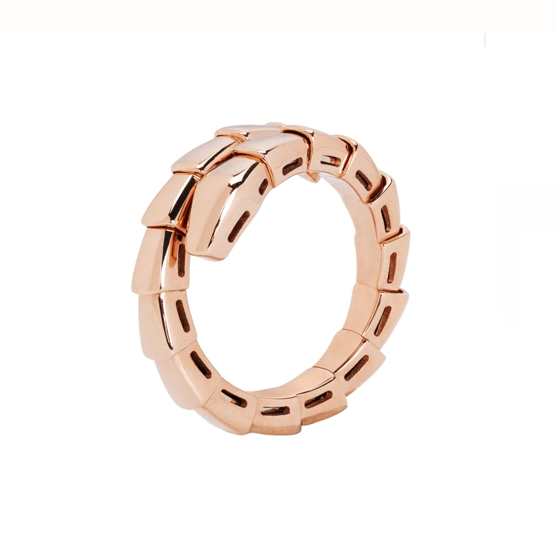 商品[国内直发] BVLGARI|宝格丽 SERPENTI系列 优雅个性 蛇形设计 18K玫瑰金 戒指 男女同款 玫瑰金,价格¥17261,第8张图片详细描述