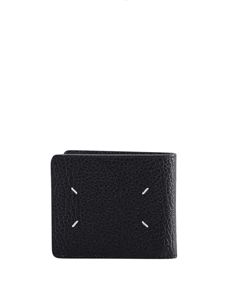 商品MAISON MARGIELA|Maison Margiela Logo Embroidered Compact Wallet,价格¥2721,第2张图片详细描述