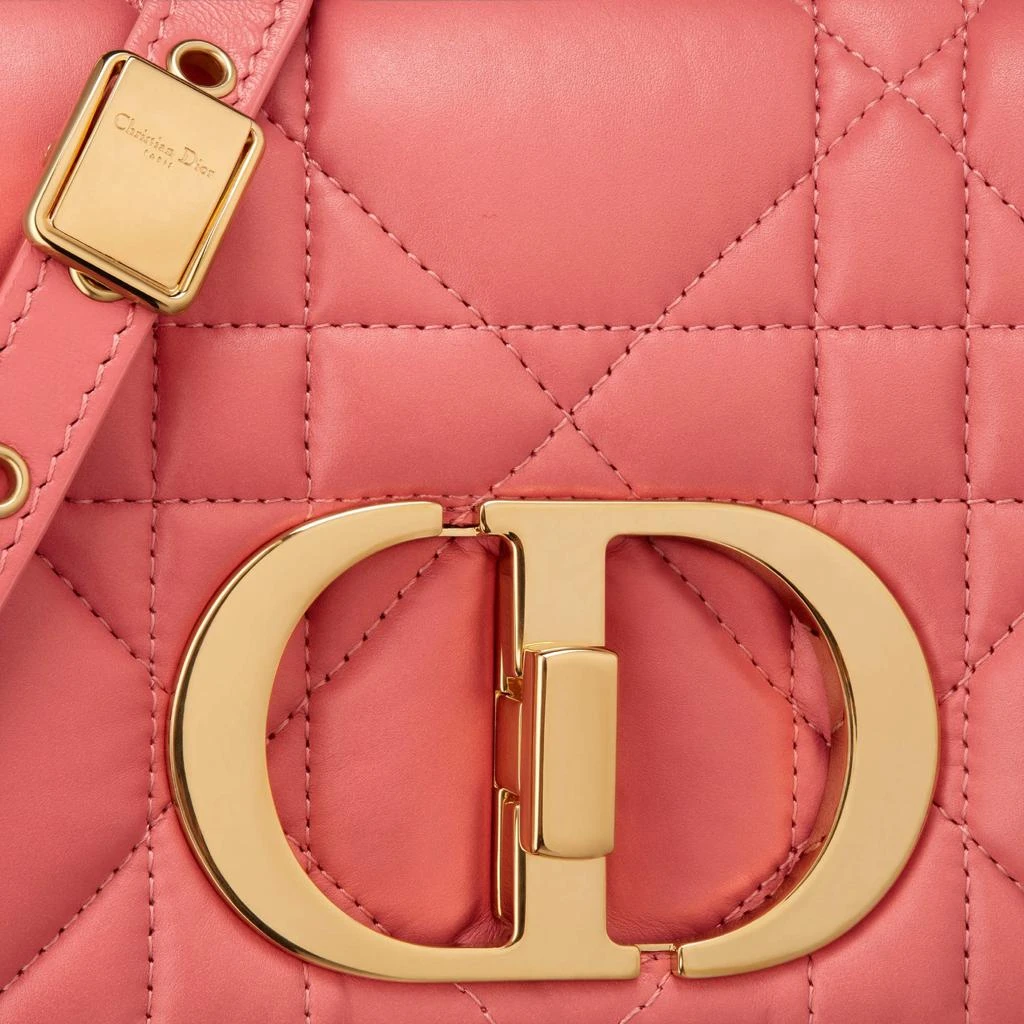 Christian Dior Coral Pink calfskin Small Dior Caro Bag 商品