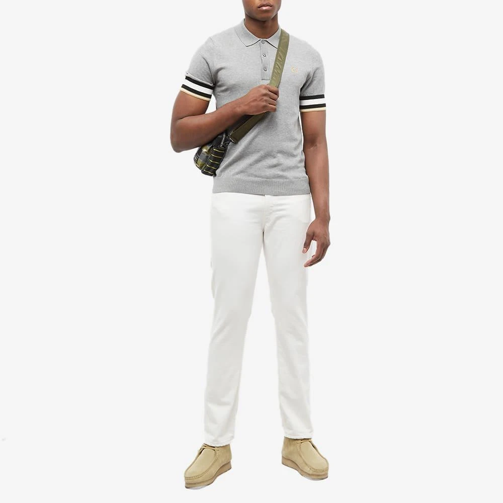 商品Fred Perry|Fred Perry Bold Cuff Knitted Polo,价格¥556,第4张图片详细描述