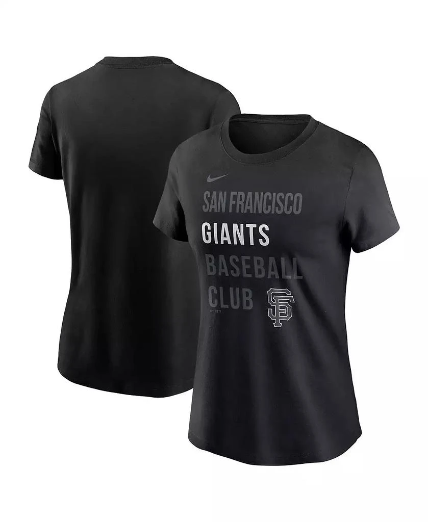 商品NIKE|Women's Black San Francisco Giants Baseball Club T-shirt,价格¥209,第1张图片