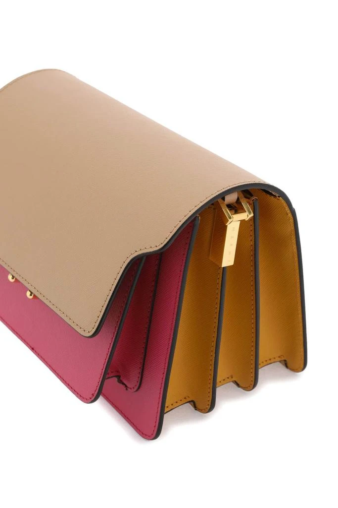商品Marni|Marni tricolor leather medium trunk bag,价格¥6611,第3张图片详细描述