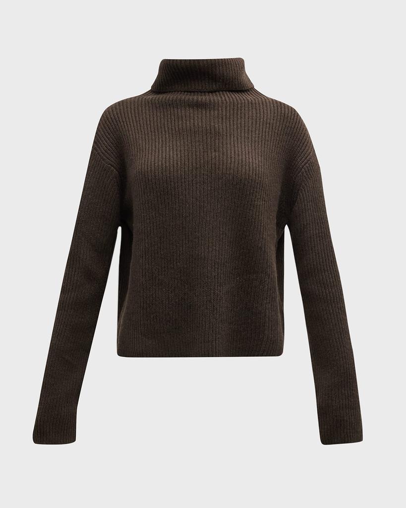 Ella Funnel-Neck Cashmere Pullover Sweater商品第2张图片规格展示