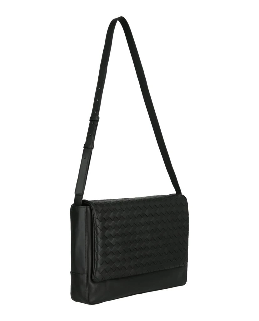 商品Bottega Veneta|Intrecciato Leather Messenger Bag,价格¥9766,第4张图片详细描述
