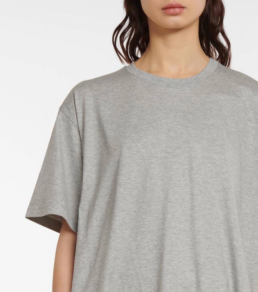 商品Burberry|Check-panel cotton-blend T-shirt,价格¥3892,第5张图片详细描述