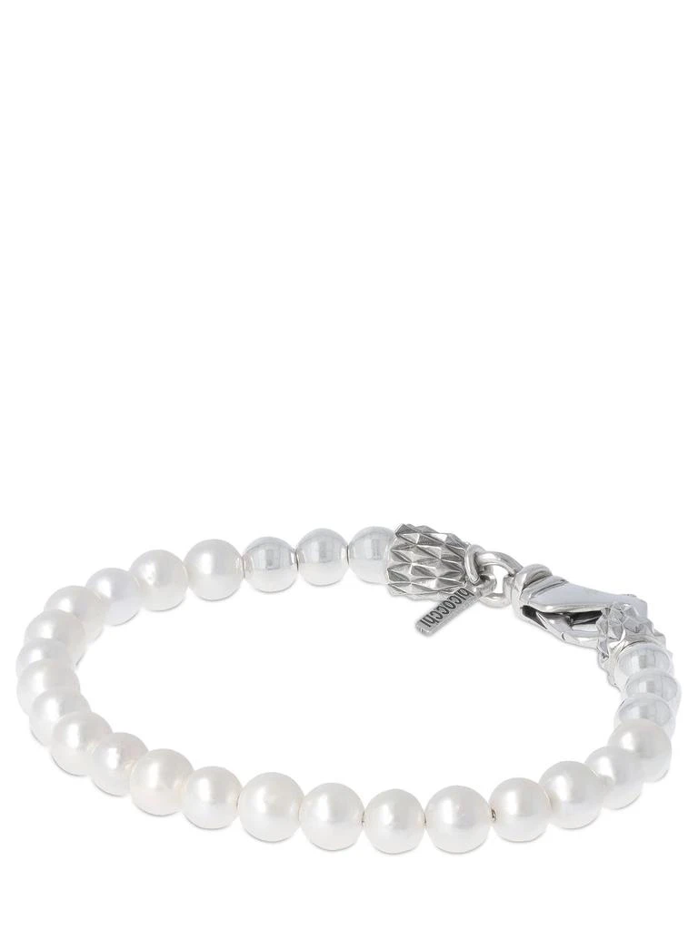 商品Emanuele Bicocchi|Pearl Slim Chain Bracelet,价格¥2340,第2张图片详细描述