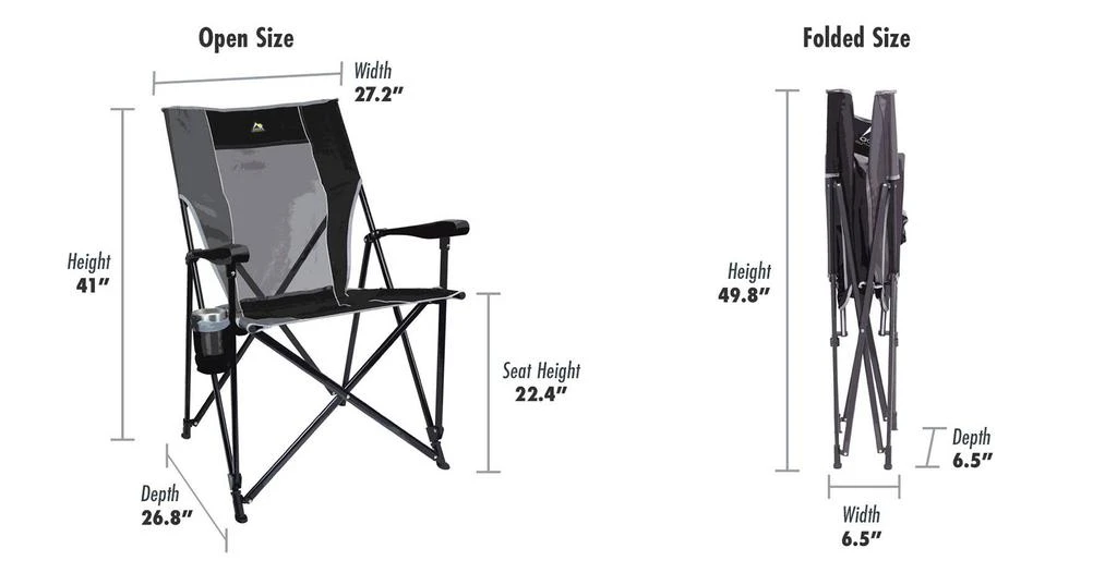 商品GCI Outdoor|GCI Outdoor Eazy Chair XL,价格¥416,第5张图片详细描述