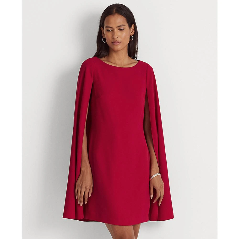 商品Ralph Lauren|Women's Cape Georgette Cocktail Dress,价格¥437,第4张图片详细描述