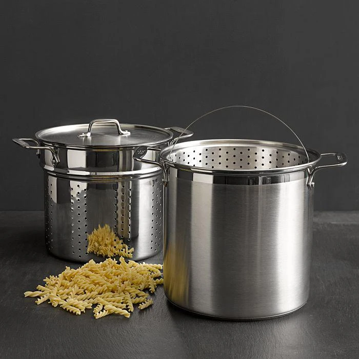 商品All-Clad|Stainless Steel 4-Piece Multi Pot 12-Quart Cooker,价格¥1344,第2张图片详细描述