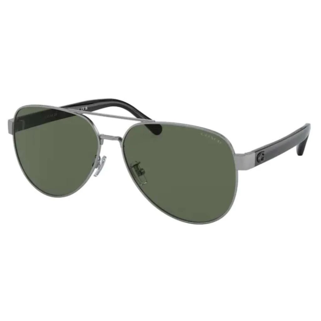 商品Coach|Coach Men's Grey Aviator Sunglasses,价格¥419,第1张图片