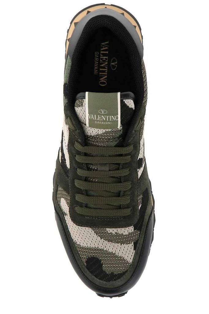 商品Valentino|Valentino Garavani Camouflage Rockrunner Lace-Up Sneakers,价格¥3073,第3张图片详细描述