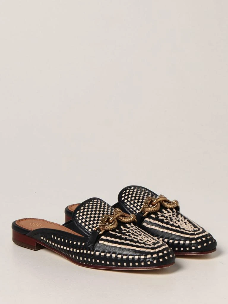 商品Tory Burch|Jessa Tory Burch sabots in woven leather,价格¥1894,第2张图片详细描述