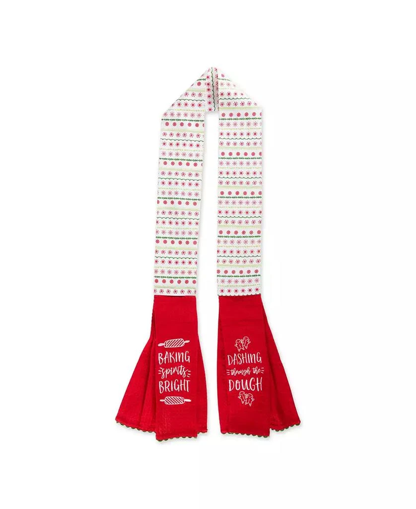 商品Design Imports|Kitchen Towel Holiday Baking Kitchen Scarf, 4" x 70",价格¥127,第1张图片
