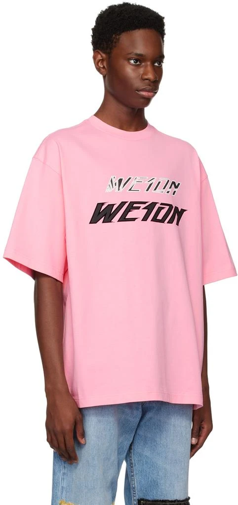 商品We11done|Pink Speed T-Shirt,价格¥1539,第2张图片详细描述