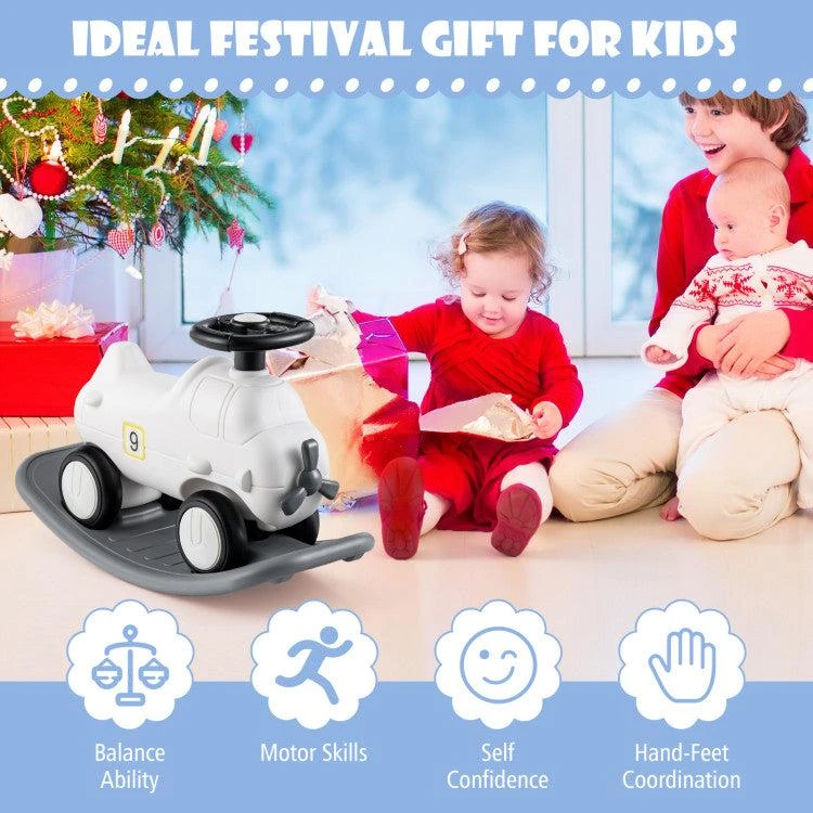 商品Hivvago|3-in-1 Rocking Horse and Sliding Car with Detachable Balance Board,价格¥688,第5张图片详细描述