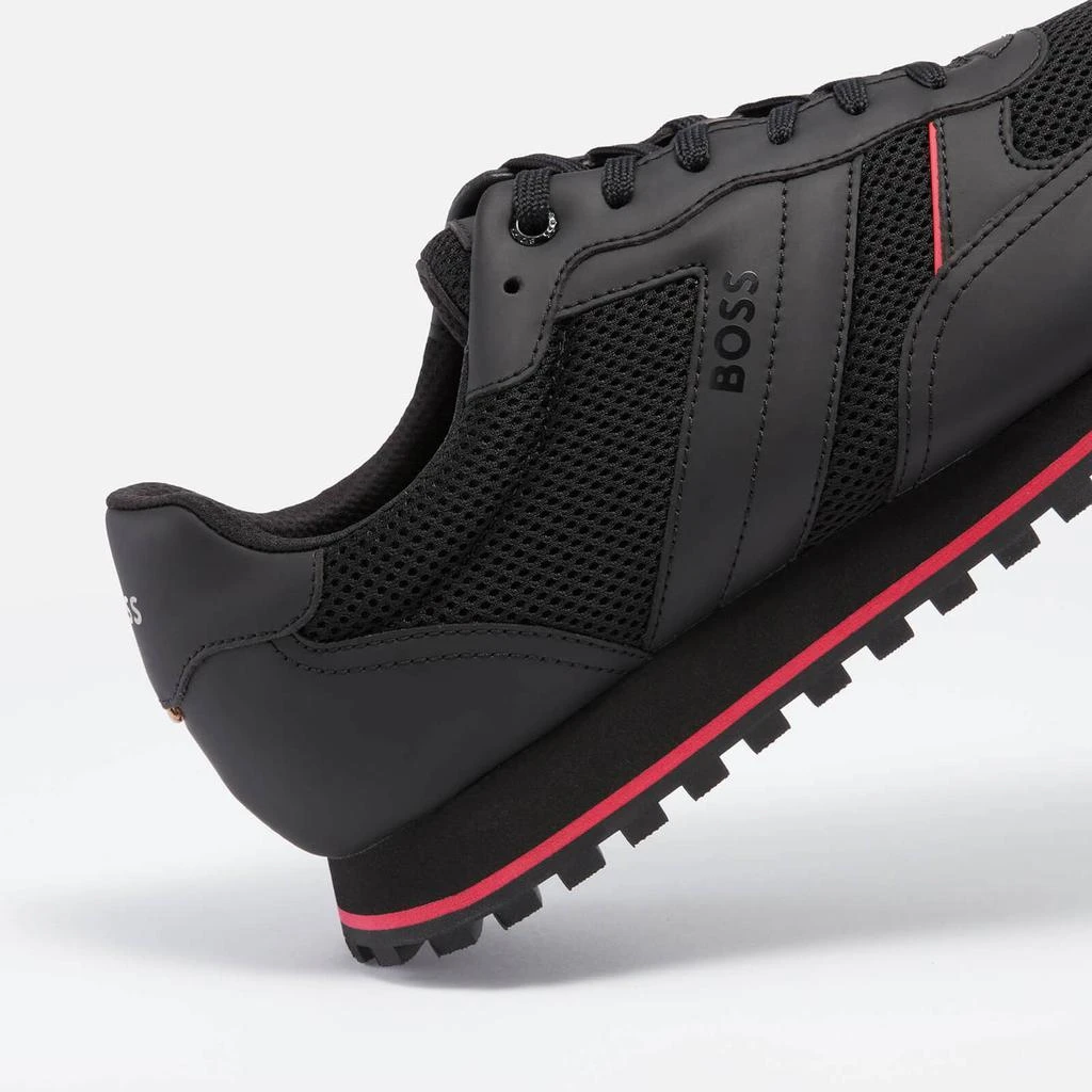 商品Hugo Boss|BOSS MEN'S PARKOUR-L RUNNER TRAINERS - BLACK,价格¥1146,第4张图片详细描述