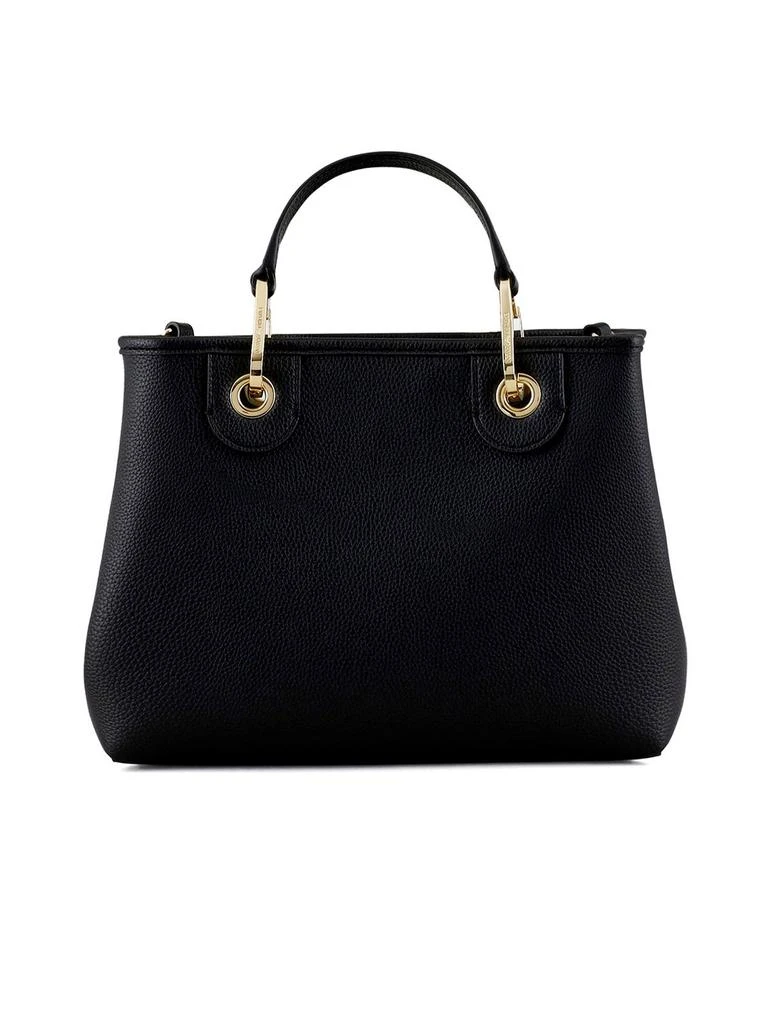 商品Emporio Armani|Emporio armani women's black polyurethane tote,价格¥3347,第2张图片详细描述