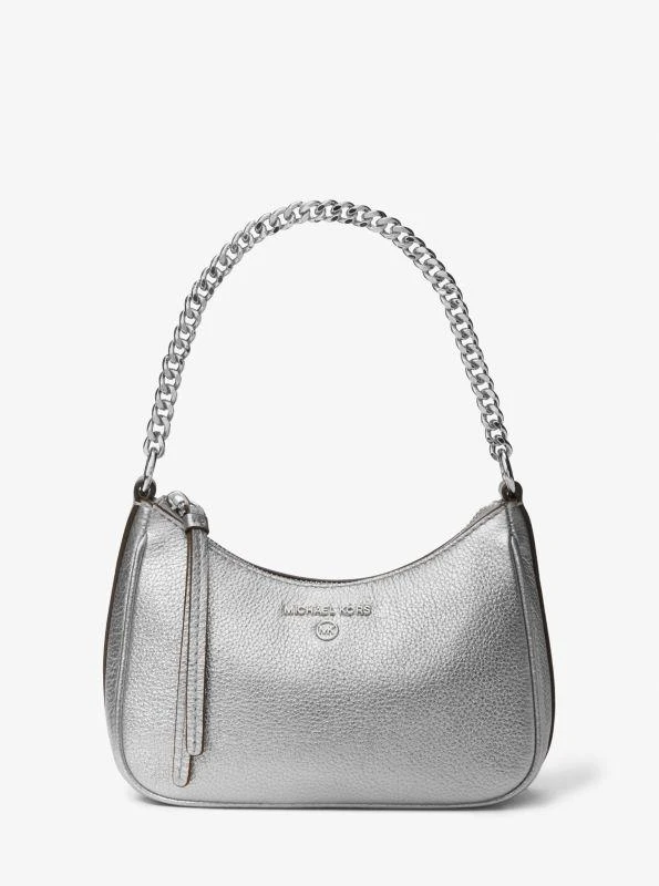 商品Michael Kors|Jet Set Charm Small Metallic Leather Pochette,价格¥789,第1张图片