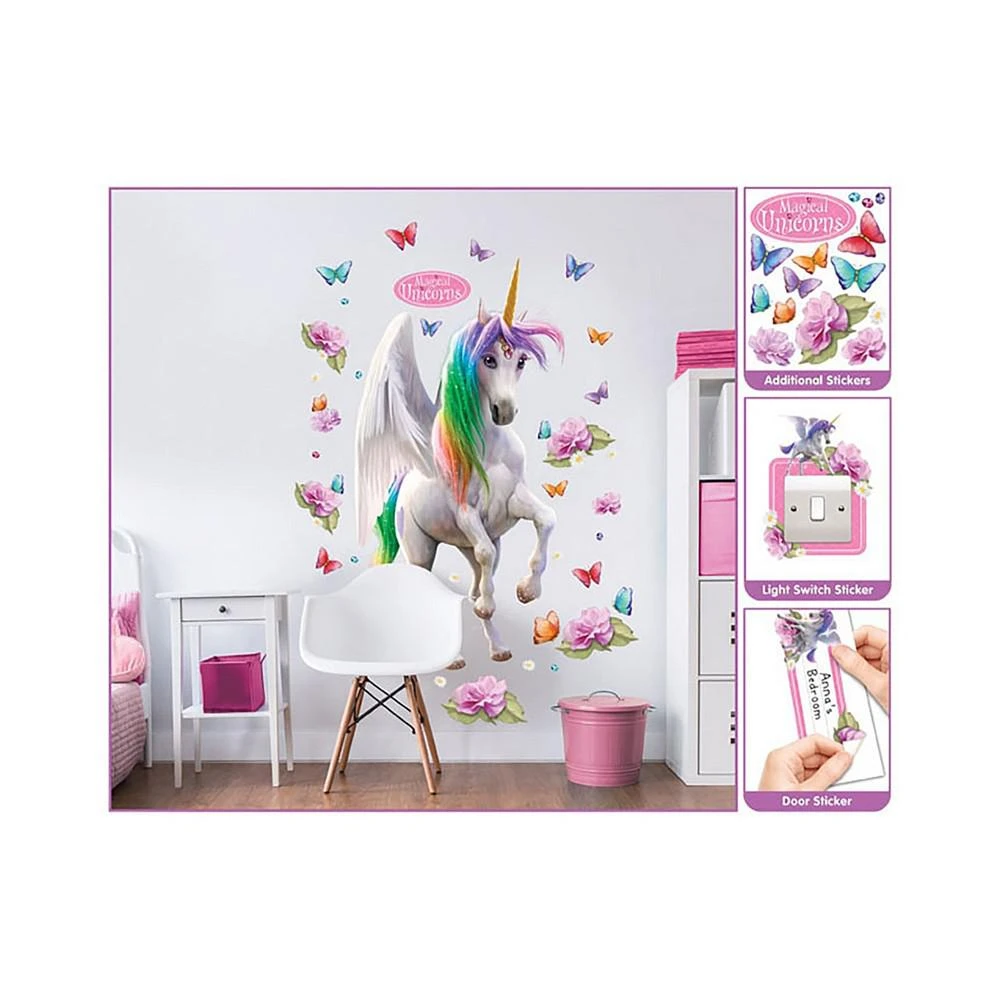 商品Walltastic|Magical Unicorn Large Character Sticker,价格¥1054,第4张图片详细描述