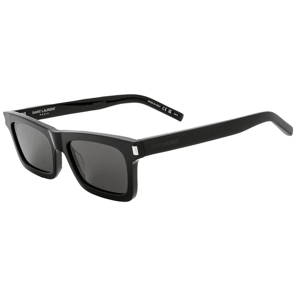 商品Yves Saint Laurent|Black Rectangular Ladies Sunglasses SL 461 BETTY 001 54,价格¥1638,第3张图片详细描述