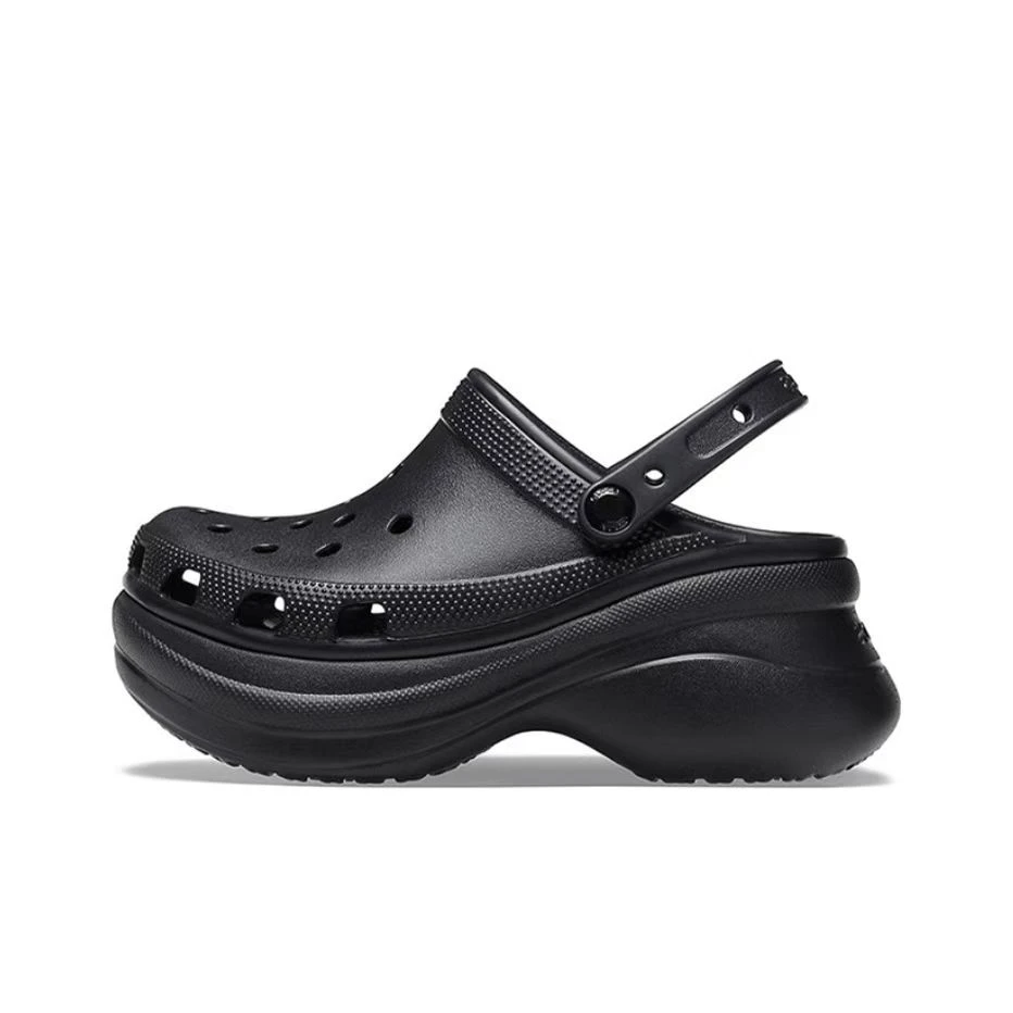 商品[国内直发] Crocs|Crocs卡骆驰 Bae Clog 小鲸鱼复古克骆格 EVA 洞洞鞋 6cm 女款 黑色,价格¥438,第1张图片