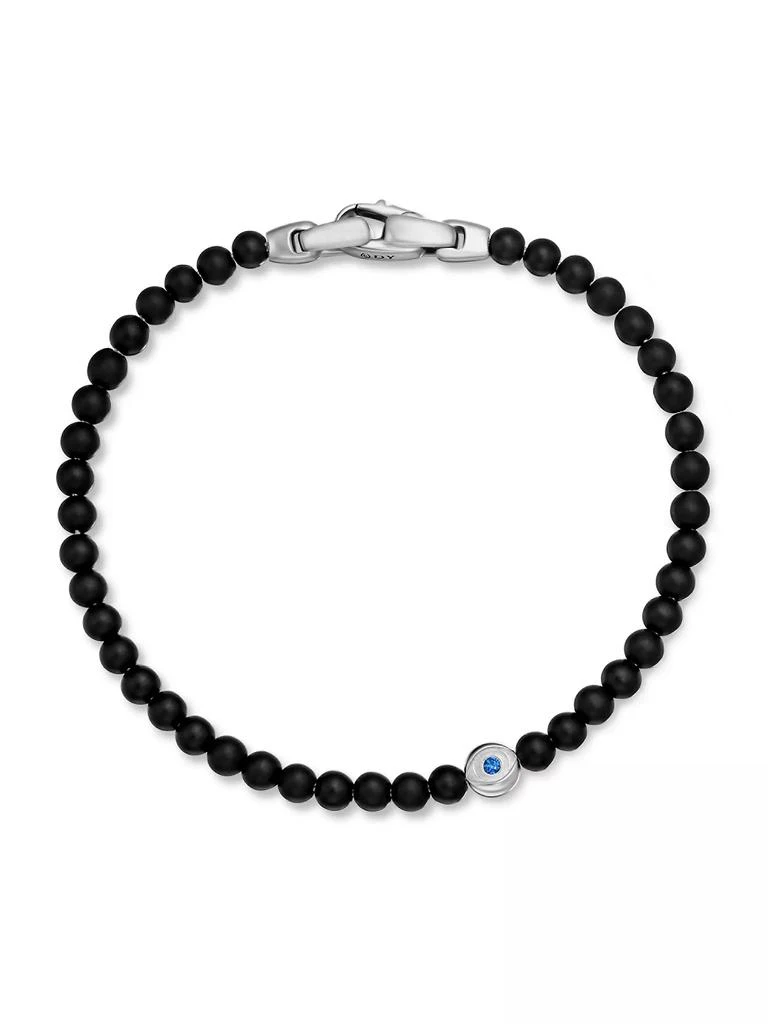 商品David Yurman|Spiritual Beads Evil Eye Bracelet in Sterling Silver,价格¥3185,第3张图片详细描述