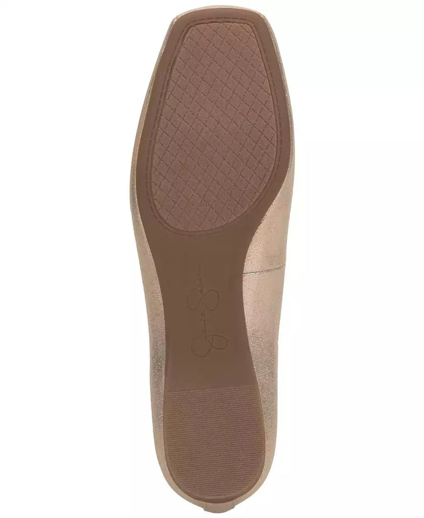 商品Jessica Simpson|Women's Mandalaye Elastic Criss-Cross Ankle Strap Ballet Flats,价格¥206,第4张图片详细描述