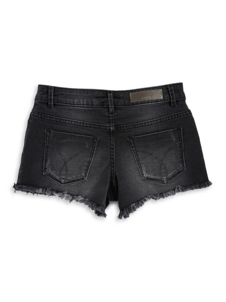 商品Calvin Klein|Frayed Denim Shorts,价格¥96,第3张图片详细描述