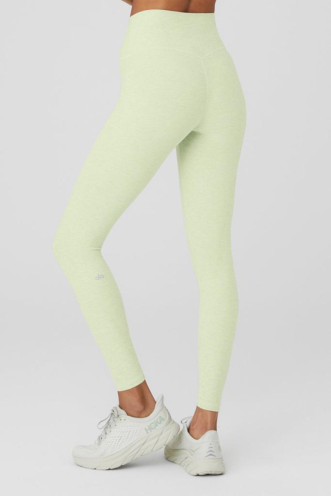 Alosoft High-Waist 7/8 Highlight Legging - Iced Green Tea Heather商品第2张图片规格展示