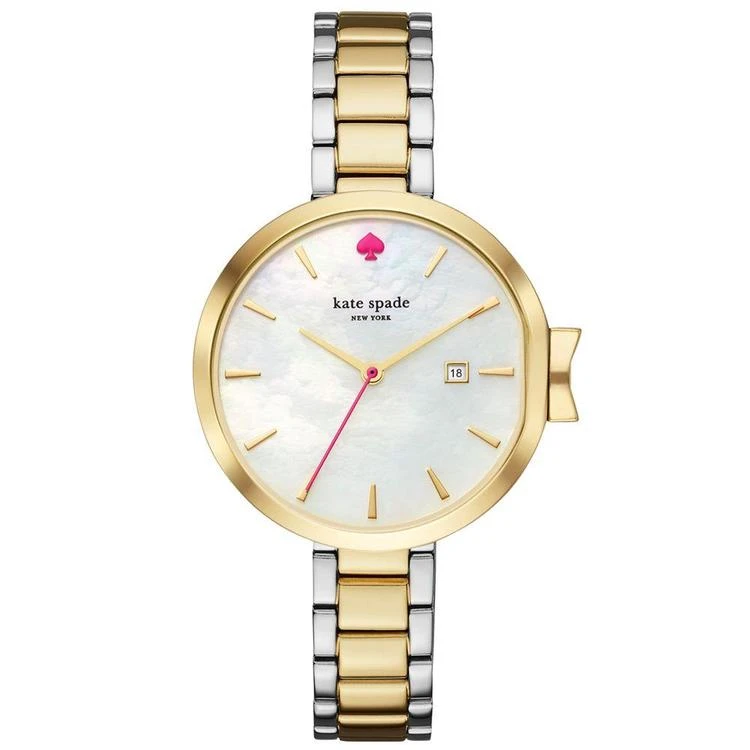 商品Kate Spade|Women's Park Row Two-Tone Stainless Steel Bracelet Watch 34mm,价格¥1683,第1张图片