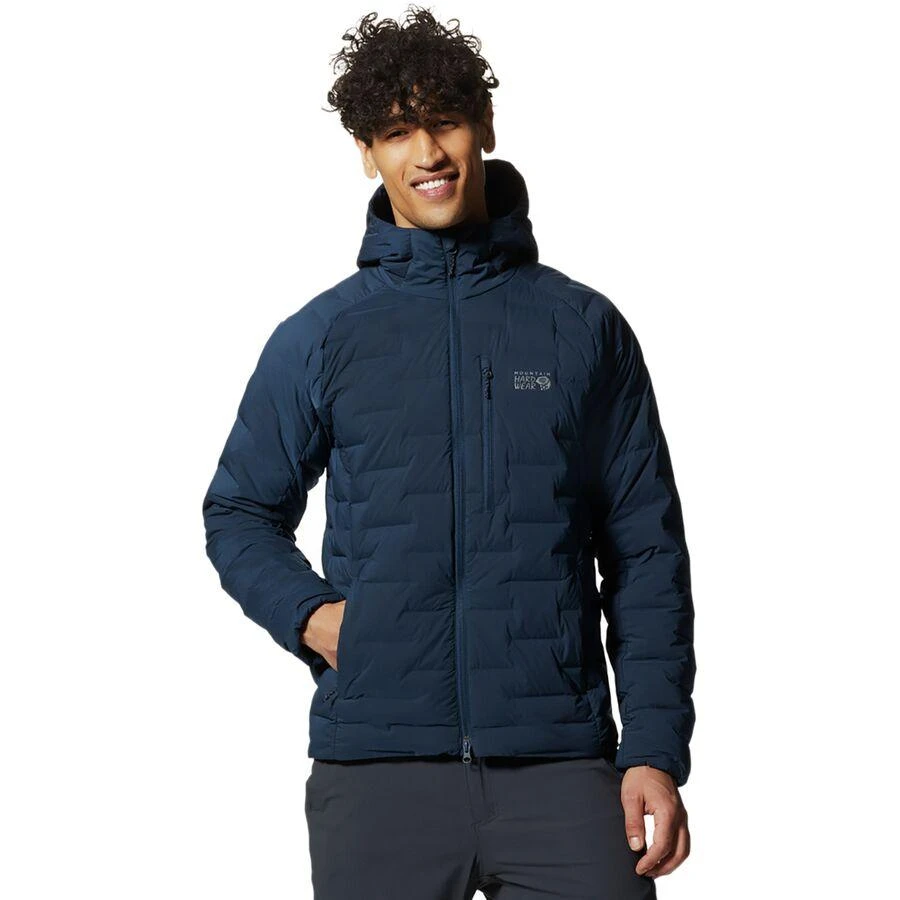 商品Mountain Hardwear|StretchDown Hooded Jacket - Men's,价格¥1001,第1张图片