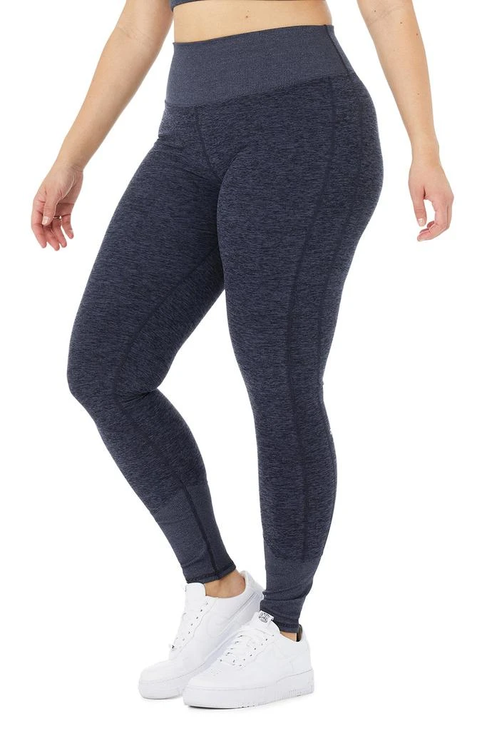 High-Waist Alosoft Lounge Legging - Rich Navy Heather 商品