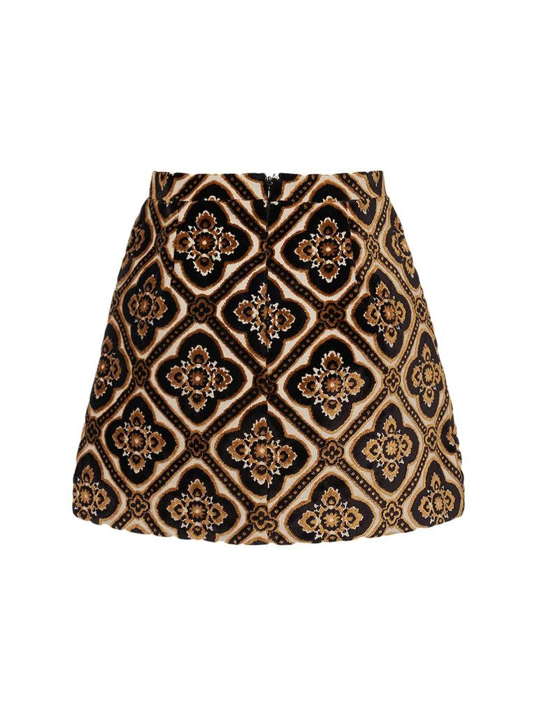 商品ETRO|Tapestry Velvet Mini Skirt,价格¥5208,第3张图片详细描述