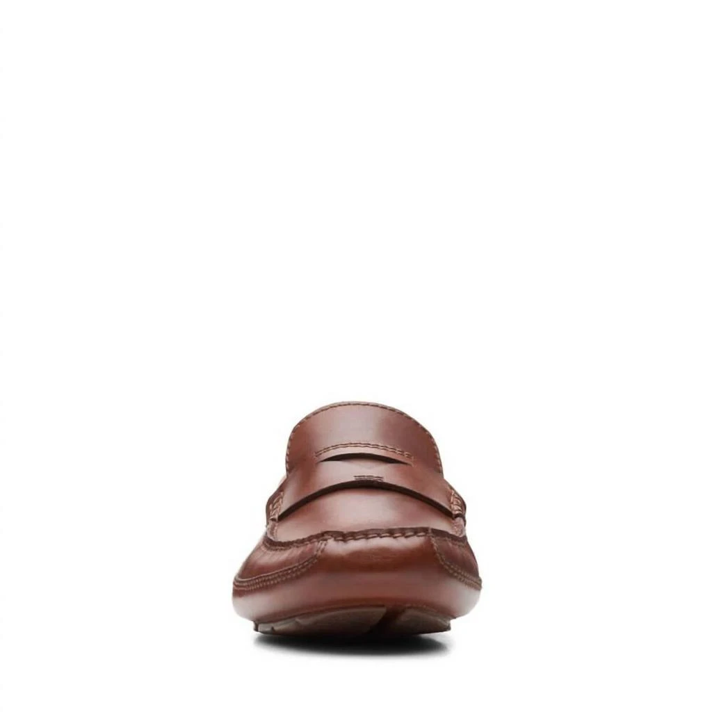 商品Clarks|Men's Markman Way Shoe In Dark Tan Leather,价格¥500,第3张图片详细描述