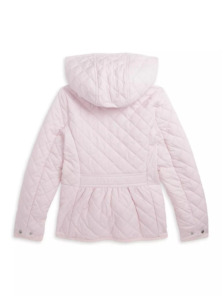 商品Ralph Lauren|Little Girl's & Girl's Quilted Hooded Jacket,价格¥769,第2张图片详细描述