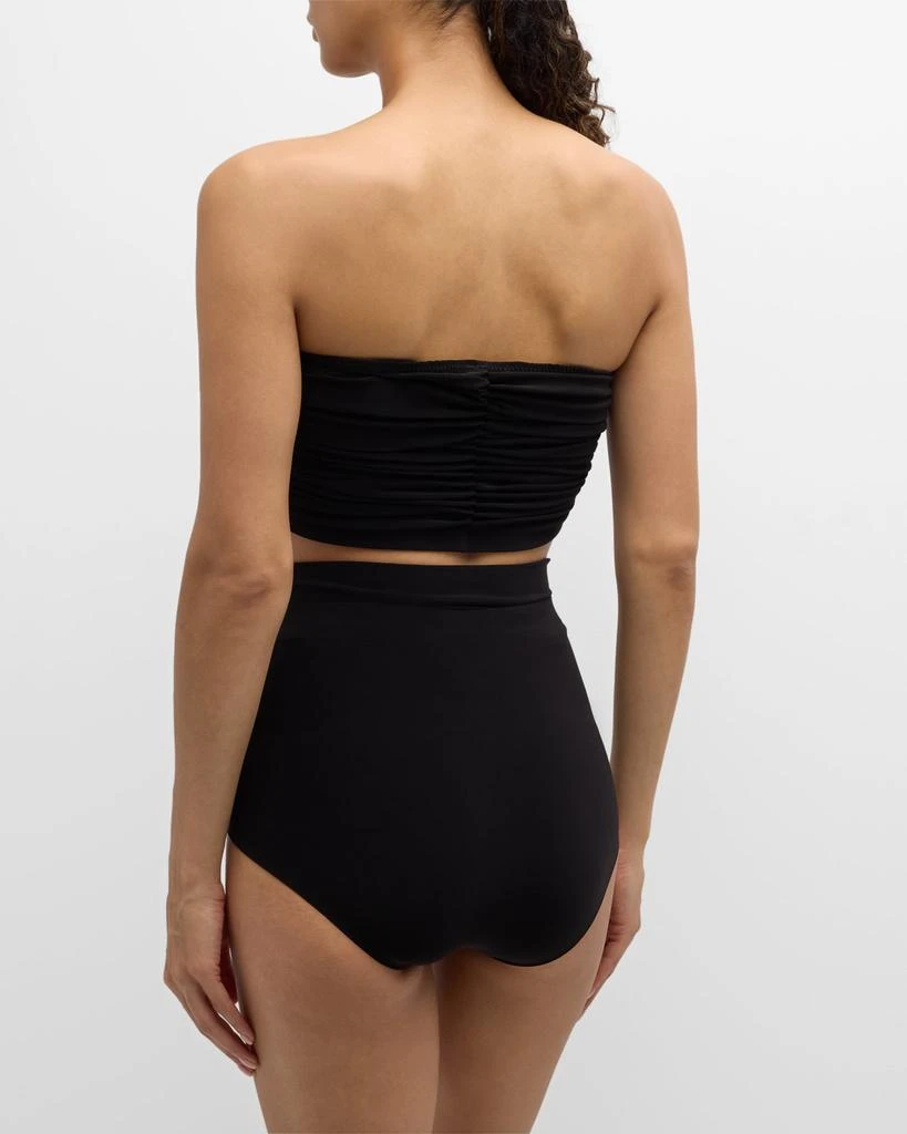 商品Norma Kamali|Diaper Tie-Front High-Waist Bikini Bottom,价格¥208,第4张图片详细描述