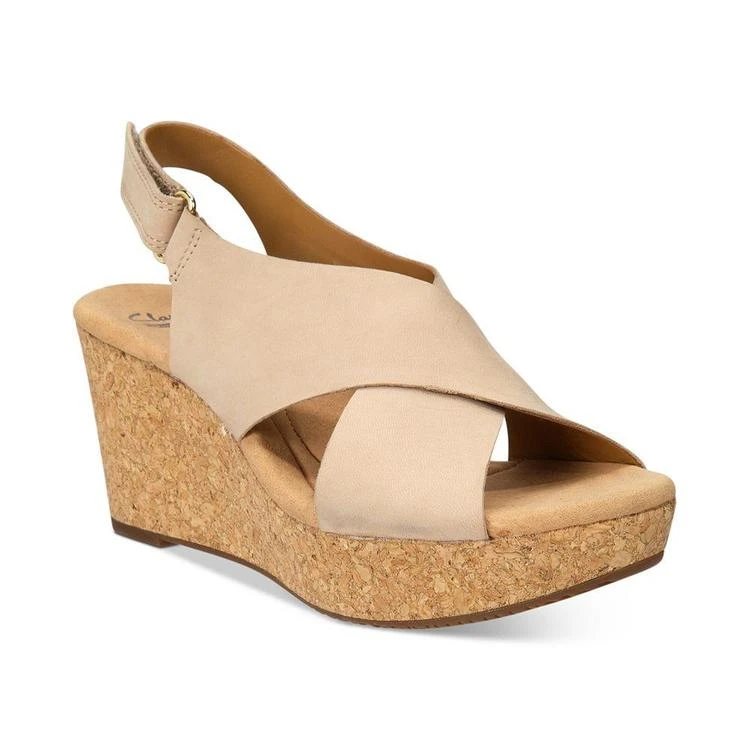 商品Clarks|Collections Women's Annadel Eirwyn Wedge Sandals,价格¥355,第1张图片