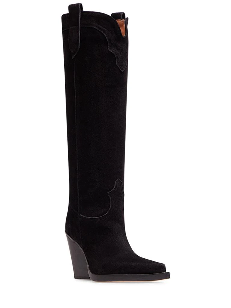 商品Paris Texas|100mm El Dorado Suede Tall Boots,价格¥7248,第2张图片详细描述