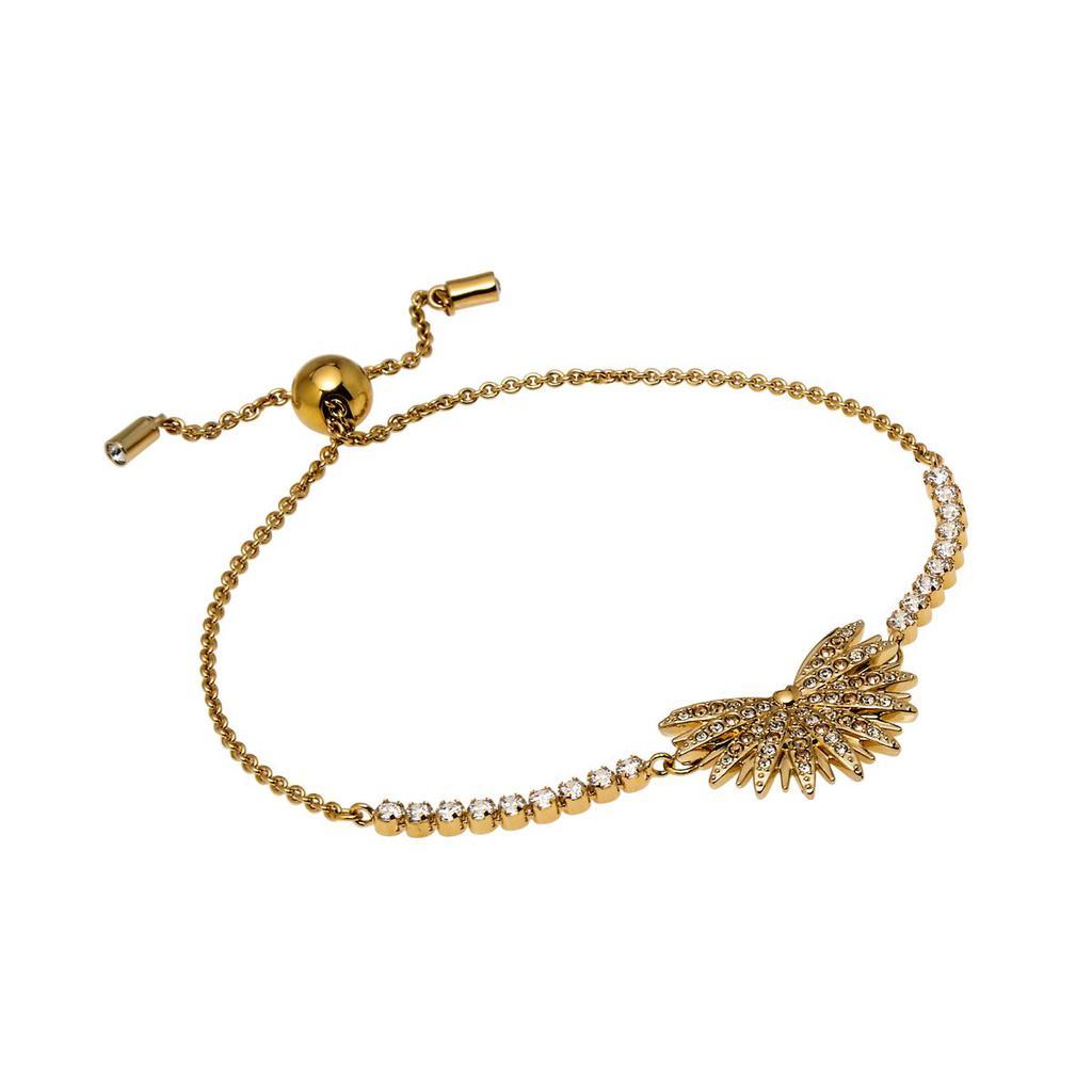 商品Swarovski|Swarovski Symbolic Gold Tone Plated And Crystal Charm Bracelet 5535827,价格¥437,第1张图片