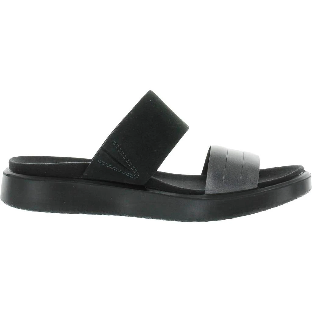 商品ECCO|ECCO Womens Leather Metallic Slide Sandals,价格¥360,第2张图片详细描述