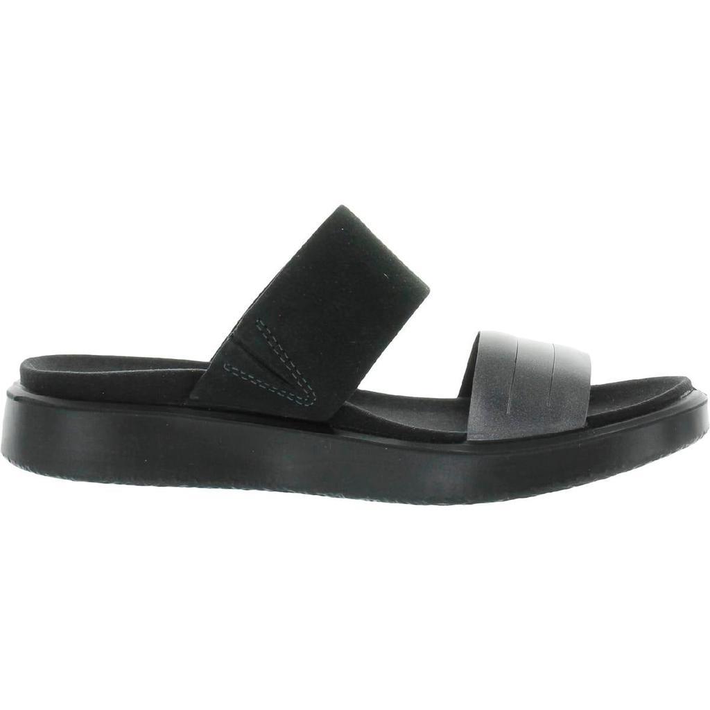 商品ECCO|ECCO Womens Leather Metallic Slide Sandals,价格¥500,第4张图片详细描述
