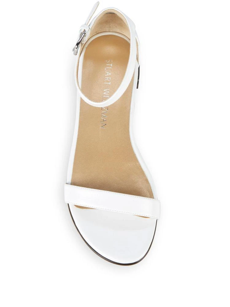 商品Stuart Weitzman|Leather Ankle-Strap Sandals,价格¥789,第4张图片详细描述