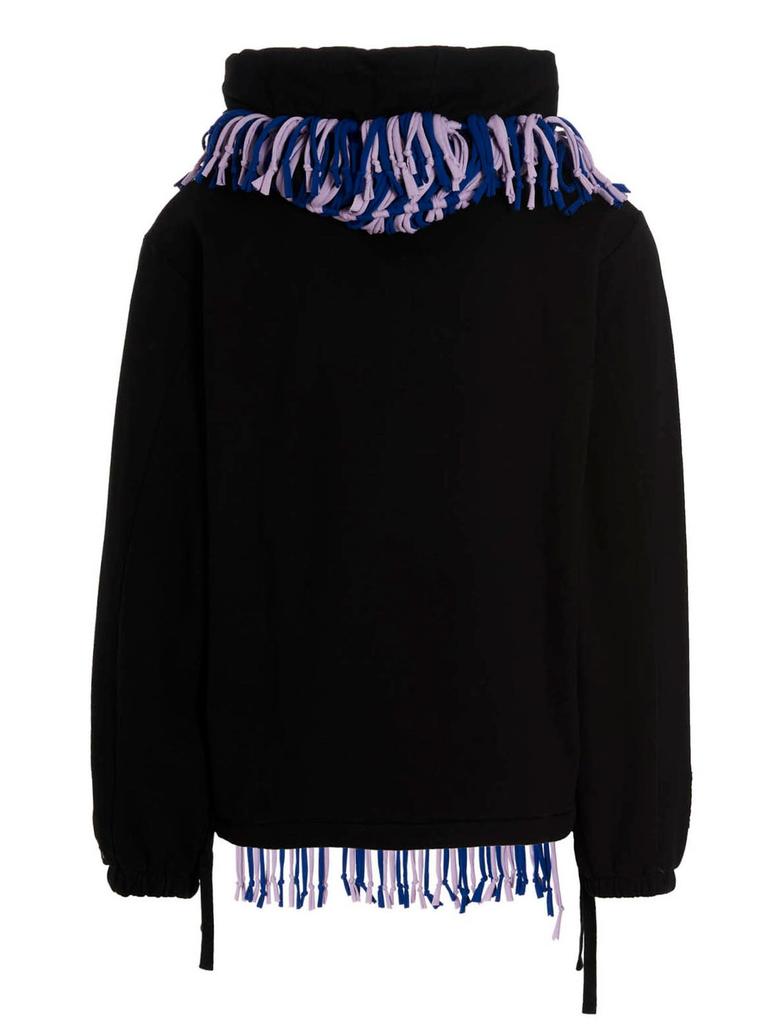 McQ Alexander McQueen Fringed Detailed Hoodie商品第2张图片规格展示