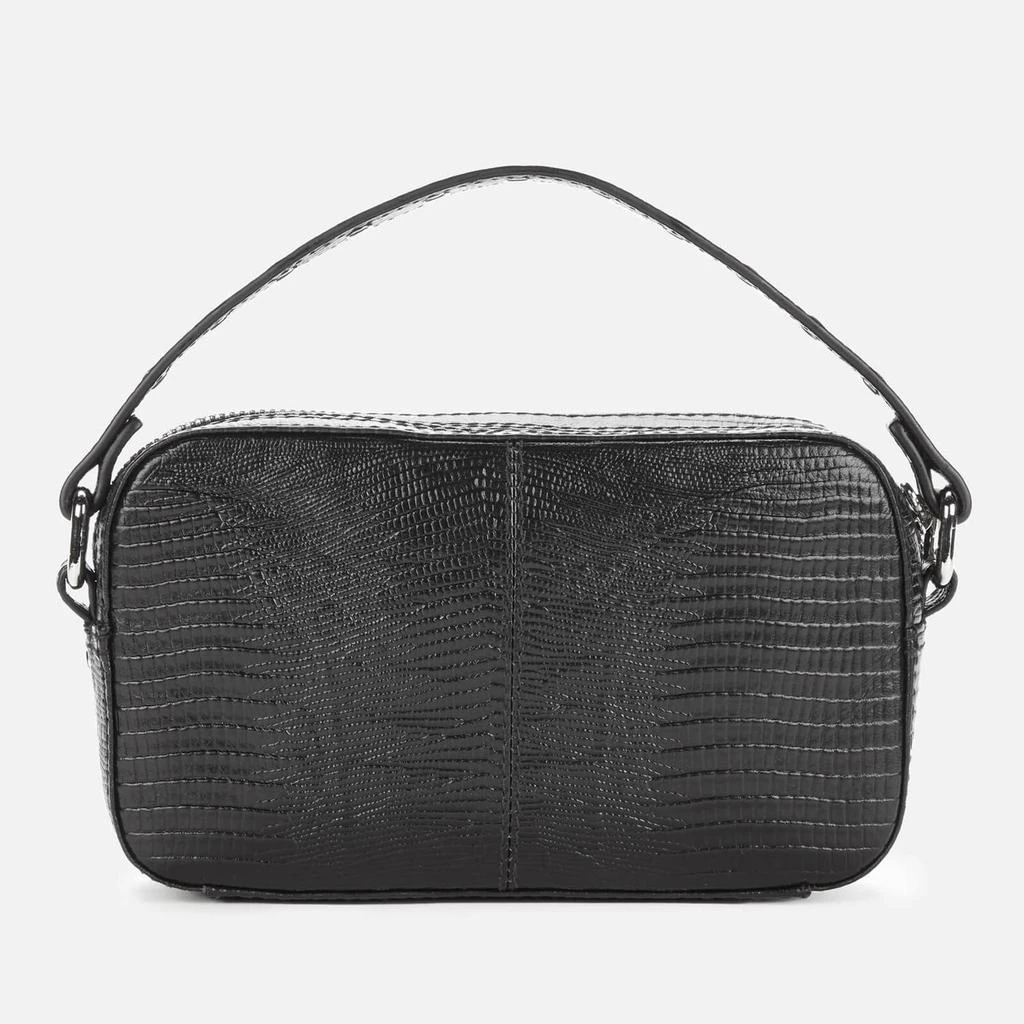 商品Nunoo|Núnoo Women's Helena Lizard Shoulder Bag - Black,价格¥557,第2张图片详细描述